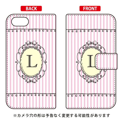 樂天商城 - 手帳型スマートフォンケース Cf LTD イニシャル アルファベット L （ピンク） Xperia Ace SO-02L docomo・MVNOスマホ（SIMフリー端末）・楽天モバイル Coverfull ドコモ so-02l ケース so-02l カバー so03f ケース so03f カバー xperia ace 送料無料
