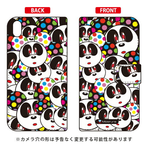 手帳型スマートフォンケース Moisture 「Panda Face」 Xperia Z5 Premium SO-03H docomo SECOND SKIN xperia z5 premium ケース xperia z5 premium カバー z5 premium ケース z5 premium カバー z5 プレミアム ケース z5 プレミアム カバー 送料無料