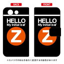【送料無料】 手帳型スマートフォンケース Cf LTD サブウェイ イニシャル アルファベット Z (オレンジ) / for Xperia A4 SO-04G/docomo 【Coverfull】so-04g ケース so-04g カバー so04g ケース so04g カバー xperia a so-04g ケース xperia a so-04g カバー