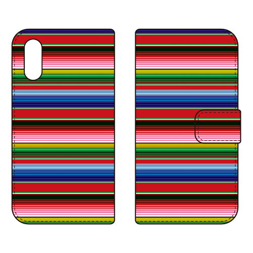 手帳型スマートフォンケース MEXICO Xperia Ace II SO-41B docomo SECOND SKIN セカンドスキン 受注生産 スマホケース 手帳型ケース xperia ace ii カバー エクスぺリアace ii スマホケースエクスぺリアace ii カバー カスタムケース 送料無料