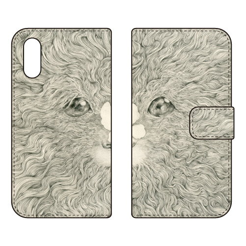 手帳型スマートフォンケース KYOTARO 「動物と蝶 2012・animal and butterfly 2012」 Xperia Ace II SO-41B docomo SECOND SKIN 手帳型ケース xperia ace ii カバー エクスぺリアace ii スマホケースエクスぺリアace ii カバー カスタムケース 送料無料