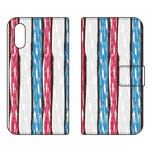 手帳型スマートフォンケース Cf LTD パターン-78 Xperia Ace II SO-41B docomo Coverfull 受注生産 スマホケース 手帳型ケース xperia ace ii カバー エクスぺリアace ii スマホケースエクスぺリアace ii カバー カスタムケース 送料無料