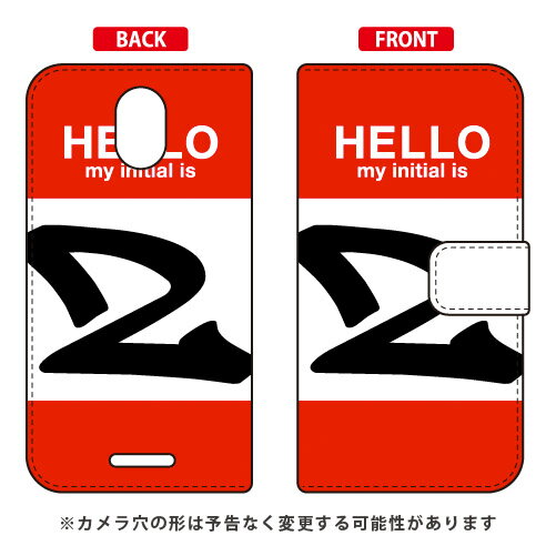 乐天商城 - 手帳型スマートフォンケース Cf LTD ハロー イニシャル アルファベット Z （レッド） Priori 5 FTJ17C00 MVNOスマホ（SIMフリー端末） Coverfull フリーテル プリオリ5 ケース プリオリ5 カバー priori 5 ftj17c00 ケース priori 5 ftj17c00 送料無料