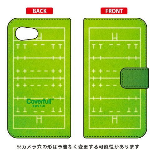 樂天商城 - 手帳型スマートフォンケース ラグビーコート グリーン AQUOS R compact 701SH・SHV41・SH-M06 SoftBank・au・docomo Coverfull aquos r compact ケース aquos r compact カバー 701sh shv41 sh-m06 ケース 701sh shv41 送料無料