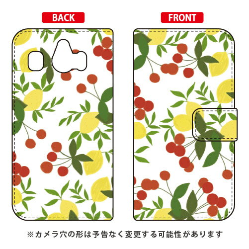 手帳型スマートフォンケース Cf LTD スタンダード チェリーレモネード シンプルスマホ4 704SH SoftBank Coverfull ソフトバンク シャープ 704sh ケース 704sh カバー 704shケース 704shカバー シンプルスマホ4 ケース シンプルスマホ4 送料無料