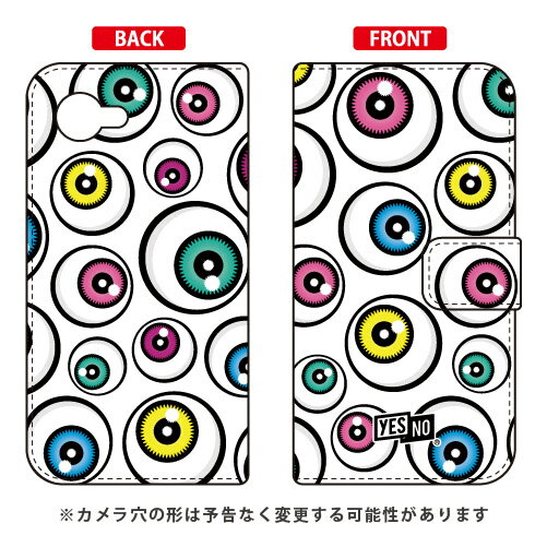 手帳型スマートフォンケース アイズ ホワイト AQUOS Xx2 mini 503SH SoftBank YESNO 手帳型ケース aquos xx2 mini ケース aquos xx2 mini カバー 503sh ケース 503sh カバー aquos xx2 ケース aquos xx2 カバー アクオスxx2ミニケース 送料無料