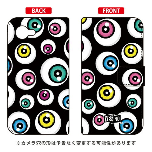 手帳型スマートフォンケース アイズ ブラック AQUOS Xx2 mini 503SH SoftBank YESNO 手帳型ケース aquos xx2 mini ケース aquos xx2 mini カバー 503sh ケース 503sh カバー aquos xx2 ケース aquos xx2 カバー アクオスxx2ミニケース 送料無料