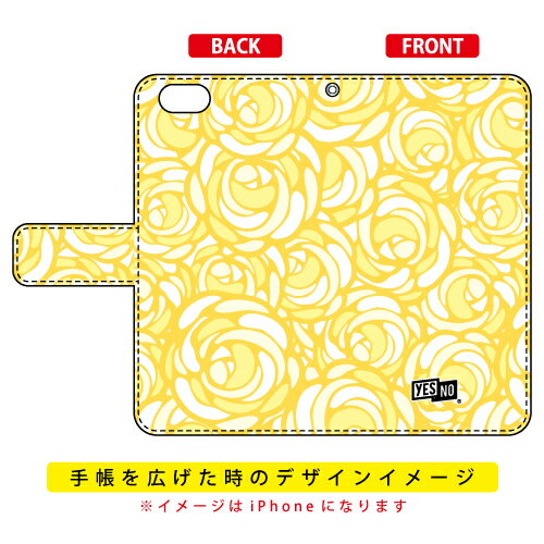 手帳型スマートフォンケース ローズポップ パス...の紹介画像2