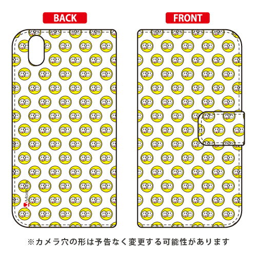 手帳型スマートフォンケース Moisture 「SMILE DOT 1」 Android One X1 Y!mobile SECOND SKIN android one x1 ケース android one x1 カバー アンドロイドワンx1ケース アンドロイドワンx1カバー x1ケース x1カバー yモバイル スマホケース 送料無料