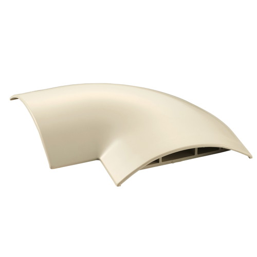 ELECOM （エレコム）配線カバー モール 接続ユニット 曲ガリ 【 床用モール LD-GA1507M 専用 】 ベージュ