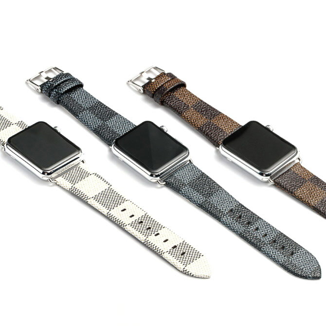 Apple Watch アップルウォッチ Luxury PU leather blet ラグジュアリー ポリウレタン樹脂 レザー ベルト アップルウォッチバンド...