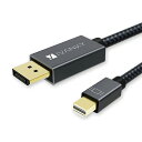 iVANKY VBB01 2m 4K60Hz Grey & Black Mini Displayport to Displayport ~j fBXvC|[g to fBXvC|[g P[u Surface Pro / Dock Mac Apple MacBook Air / Pro iMac fBXvCΉ lC ֗ObY IXX 