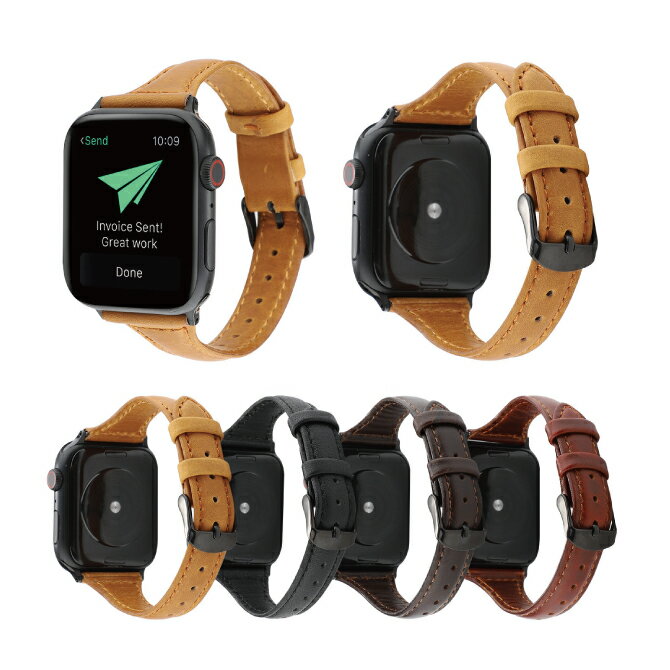 Apple Watch アップルウォッチ Slim T design real leather belt スリム T デザイン リアル レザー ベルト 本革 レザー アップルウォッチストラップ オリジナル バンド 美しい 大人 メンズ レディース 男子 女子 男性 女性 おしゃれ 送料無料