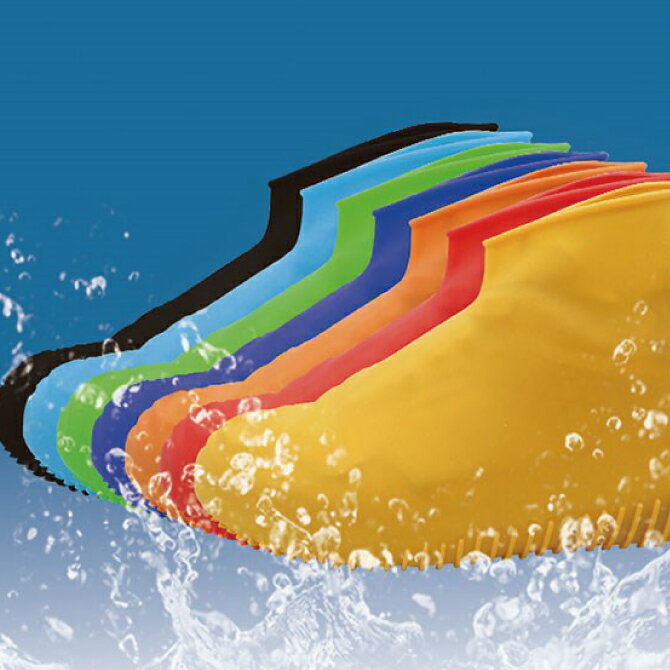 9色 3サイズ 急な雨に対応できる シリコン製 コンパクト アウトドア シューズ レインカバー シューズ カバー アウトドア 防水靴カバー 携帯可 自転車 雪 ...