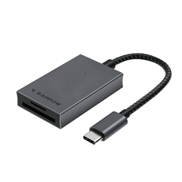 【送料無料】【RAMPOW】【RCB31】【Space Grey】【USB Type-C Card Reader】【USB 3.0】【LED点灯機能】【コンパクト】【軽量】【高速転送】【SDカード】【Micro SDカード】【Windows】【Mac】【macOS】【iOS】【Android】【スマートフォン】【スマホ】【タブレット】