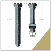 【お買い得】【2本セット】【送料無料】【AppleWatch】【アップルウォッチ】【Crosscontrastcolorrealleatherbelt】【クロスコントラストカラーリアルレザーベルト】【アップルウォッチストラップ】【細身】【スリム】【カラフル】【本革】【レザー】オリジナル