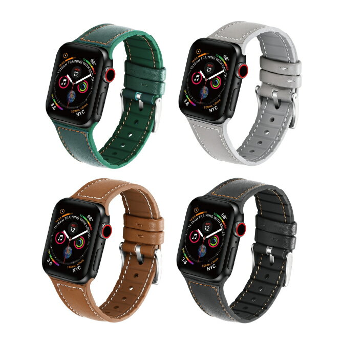 ●在庫限り特価●Apple Watch アップルウォッチ Integration silicone and real leather belt インテグレーション シリコン and リアル レザー ベルト アップルウォッチストラップ 定番 シンプル オリジナル バンド 大人 おしゃれ 送料無料