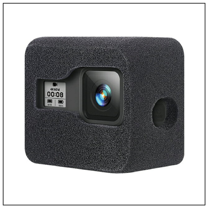 GoPro Hero8 アクセサリー 本体 保護 ゴープロ ヒーロー8 アクセサリー gopro8 防風スポンジケース アクションスポーツ 悪天候 防風 gopro 防風ケース 風防 マイク 風きり音防止 防風カバー 騒音防止 録音ノイズ対策 スポンジ製カバー スポンジ製ケース 騒音対策 送料無料 casecamp-12390852 スマホケースやバンド CASE CAMP サンプル画像3