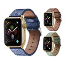 ●在庫限り特価●Apple Watch アップルウォッチ Retro design genuine leather belt レトロ デザイン ジェニュイン レ...