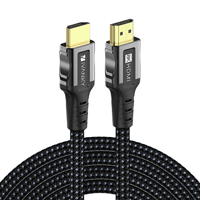 Nintendo Switch 2 ニンテンドースイッチ2 PS5 PRO PS5 4K@120Hz Ultra HD 8K HDMI 2.1 Cable ウルトラ HD 8K HDMI 2.1 ケーブル HDMI to HDMI TV テレビ パソコン PC ノートパソコン Monitor モニター 高画質 ノイズ 低減 優れた 解像度 iVANKY VBA62 2m 送料無料