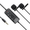 MAMEN KM-D2 Pro Dual Omnidirectional Lavalier Mic fA Sw ^}CN 3.5mmWbN 6.3mmWbN 2l ht Vlog C^r[  Be  ^ RpNg y s}CN X}z X}[gtH 