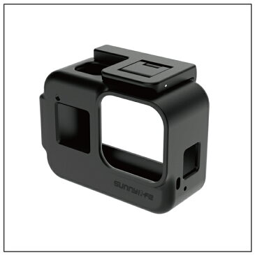 【送料無料】【Protective Case】【プロテクティブ ケース】【GoPro Hero 8 Black】 【ゴープロ ヒーロー 8 ブラック】Vlog YouTuber コールドシュー マイク LEDライト 軽量 軽い 保護 ケース カバー 人気 便利グッズ オススメ 激安