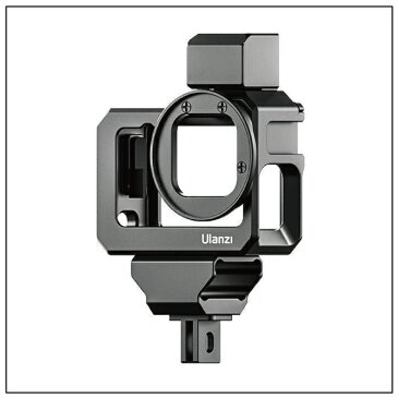 【送料無料】【Ulanzi】【G9-5】【Metal Cage】【メタル ゲージ】【GoPro Hero 9 Black】【ゴープロ ヒーロー 9 ブラック】Vlog YouTuber 保護 ケース カバー 直接充電可能 マウント 外付け マイク ライト ホットシュー 3.5mm レンズ キャップ アクセサリー 人気 便利グッズ