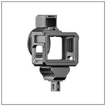 【送料無料】【Ulanzi】【G9-5】【Metal Cage】【メタル ゲージ】【GoPro Hero 9 Black】【ゴープロ ヒーロー 9 ブラック】Vlog YouTuber 保護 ケース カバー 直接充電可能 マウント 外付け マイク ライト ホットシュー 3.5mm レンズ キャップ アクセサリー 人気 便利グッズ