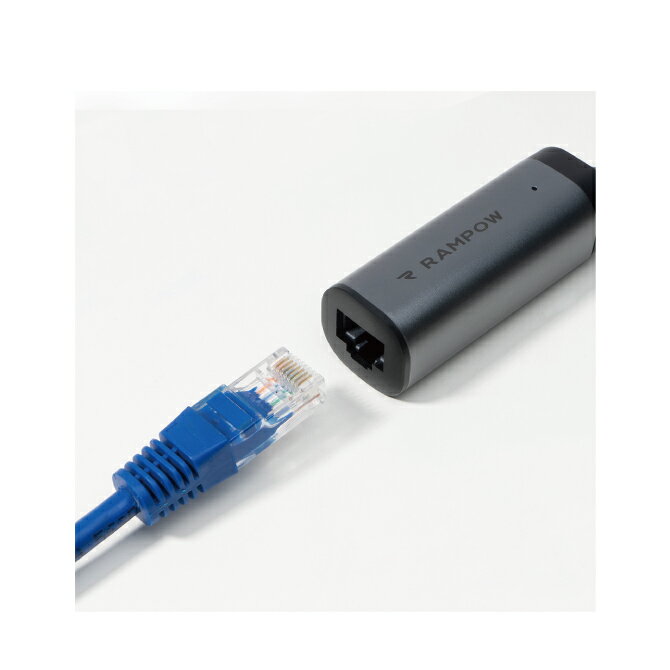 【送料無料】【RAMPOW】【Type-CtoRJ45Adapter】高速有線LANアダプターRJ45-Type-CWindowsMacOSLinuxNintendoSwitch携帯モード動作確認済み10/100/1000Mbpsイーサネット対応安定在宅勤務支援人気オススメ便利グッズ