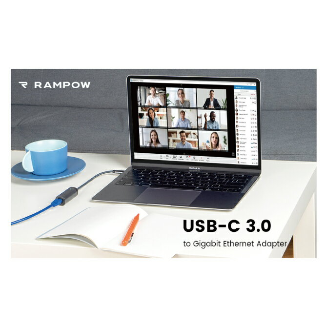 【送料無料】【RAMPOW】【Type-CtoRJ45Adapter】高速有線LANアダプターRJ45-Type-CWindowsMacOSLinuxNintendoSwitch携帯モード動作確認済み10/100/1000Mbpsイーサネット対応安定在宅勤務支援人気オススメ便利グッズ