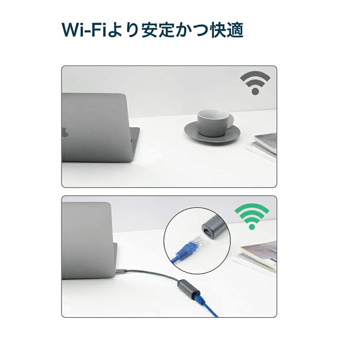 【送料無料】【RAMPOW】【Type-CtoRJ45Adapter】高速有線LANアダプターRJ45-Type-CWindowsMacOSLinuxNintendoSwitch携帯モード動作確認済み10/100/1000Mbpsイーサネット対応安定在宅勤務支援人気オススメ便利グッズ