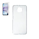 即日出荷 保護フィルムセット Redmi Note 9T A001XM/SoftBank 無地ケース クリア ソフトケース 保護フィルム 保護フィルム 光沢 保...