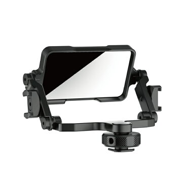 【送料無料】【Ulanzi】【PT-14】【Universal Camera Flip Mirror】【ユニバーサル カメラ フリップ ミラー】Vlog YouTuber 本体 取り付け 自撮り モニター 画面 代わり2コールド シュー マウント 外付けマイク LEDライト 可能 アルミ製 簡単 設置 人気 便利グッズ オススメ