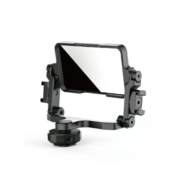 【送料無料】【Ulanzi】【PT-14】【Universal Camera Flip Mirror】【ユニバーサル カメラ フリップ ミラー】Vlog YouTuber 本体 取り付け 自撮り モニター 画面 代わり2コールド シュー マウント 外付けマイク LEDライト 可能 アルミ製 簡単 設置 人気 便利グッズ オススメ