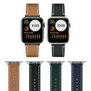Apple Watch アップルウォッチ Genuine leather with stainless steel abujustable buckle bel...