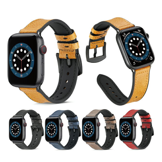 ●在庫限り特価●Apple Watch アップルウォッチ Lychee pattern oil wax leather belt ライチ パターン オイル ワックス レザー ベルト アップルウォッチストラップ レザー シリコン オリジナル バンド 大人 メンズ レディース 男子 女子 男性 女性 送料無料