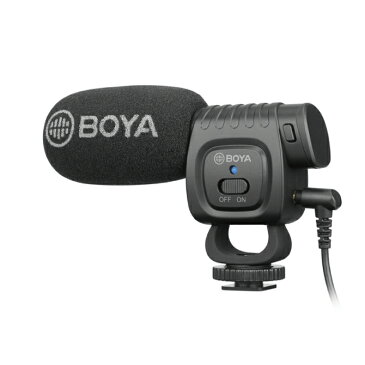 【送料無料】【BOYA】【BY-BM3011】【Compact Shotgun Mic】Vlog Youtuber 2種 風防 コンデンサーマイク コンパクト カーディオイド TRS TRRS ケーブル付き スマートフォン スマホ タブレット デジタル一眼レフカメラ アクションカメラ レコーダー パソコン PC 人気