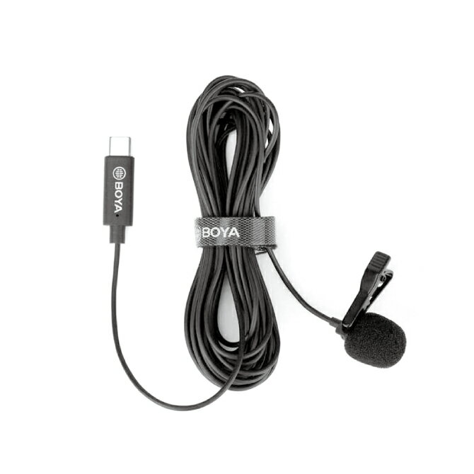 BOYA BY-M3 Digital Lavalier Microphone Vlog Youtuber デジタル Type-C USB-C USB タイプC ラヴァリエマイク プラグアンドプレイ iPad Pro Mac PC スマホ スマートフォン 互換性 アンドロイドスマホ 集音マイク クリップ 無指向性 コンデンサー 送料無料
