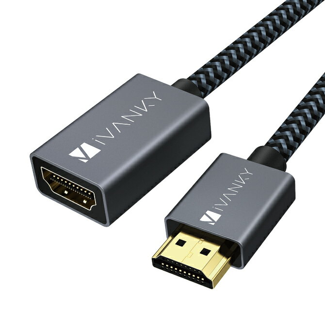 楽天スマホケースやバンド CASE CAMPiVANKY VBA42 2m Black HDMI Extension Cable 4K@60Hz HDMI 2.0 延長 ケーブル 3D映画 ハイスピード TV Stick PS5 PS4 Oculus Rift Nintendo Switch PC パソコン HDR UHD HDCP ハイビジョン 対応 人気 便利グッズ 送料無料