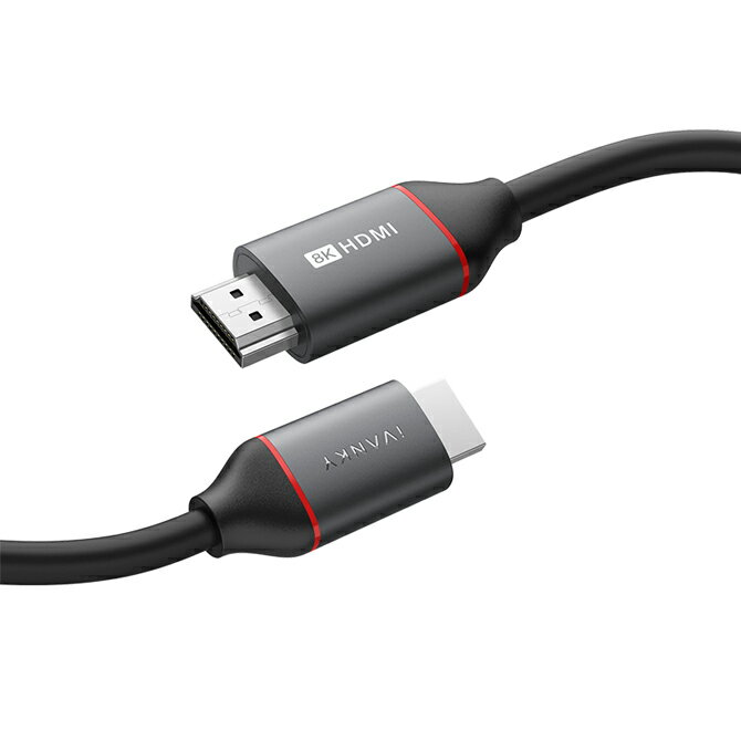 iVANKY VBE62 1m Grey & Black 8K HDMI Cable 48Gbp