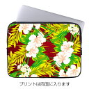 10インチ ノートPC・タブレットケース トロピカルフラワー レッド Coverfullデザイン 10インチ タブレットケース タブレット入れ タブレットカバー モバイルケース モバイルカバー モハ?イルホ?ーチ モバイル入れ バッテリー入れ バッグインバッグ 送料無料(2)