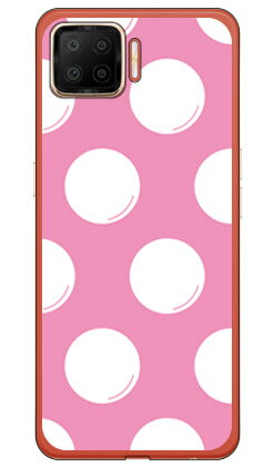 ドットフライ ピンク×ホワイト （ソフトTPUクリア） OPPO A73 CPH2099 楽天モバイル SECOND SKINcph2099 ケース cph2099 カバー 楽天モバイル オッポ ケース オッポ カバー スマホケース スマホカバー かわいい クール 人気 便利 送料無料