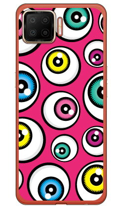 アイズ ピンク （ソフトTPUクリア） OPPO A73 CPH2099 楽天モバイル YESNO スマホケース ソフトケースcph2099 ケース cph2099 カバー 楽天モバイル オッポ ケース オッポ カバー スマホケース スマホカバー かわいい クール 人気 便利 送料無料