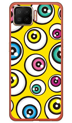 アイズ イエロー （ソフトTPUクリア） OPPO A73 CPH2099 楽天モバイル YESNO スマホケース ソフトケースcph2099 ケース cph2099 カバー 楽天モバイル オッポ ケース オッポ カバー スマホケース スマホカバー かわいい クール 人気 便利 送料無料