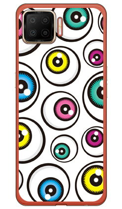 アイズ ホワイト （ソフトTPUクリア） OPPO A73 CPH2099 楽天モバイル YESNO スマホケース ソフトケースcph2099 ケース cph2099 カバー 楽天モバイル オッポ ケース オッポ カバー スマホケース スマホカバー かわいい クール 人気 便利 送料無料