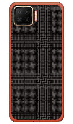 グレンチェック ブラック×グレー （ソフトTPUクリア） OPPO A73 CPH2099 楽天モバイル SECOND SKINcph2099 ケース cph2099 カバー 楽天モバイル オッポ ケース オッポ カバー スマホケース スマホカバー かわいい クール 人気 便利 送料無料