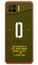 Cf LTD ミリタリー イニシャル アルファベット O カーキ (クリア) OPPO A73 CPH2099 楽天モバイル Coverfullcph2099 ケース cph2099 カバー 楽天モバイル オッポ ケース オッポ カバー スマホケース スマホカバー かわいい クール 人気 便利 送料無料(2)