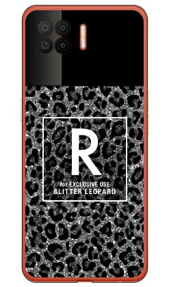 樂天商城 - Cf LTD ヒョウ柄 ネイルボトル イニシャル R グレー （クリア） OPPO A73 CPH2099 楽天モバイル Coverfullcph2099 ケース cph2099 カバー 楽天モバイル オッポ ケース オッポ カバー スマホケース スマホカバー かわいい クール 人気 便利 送料無料