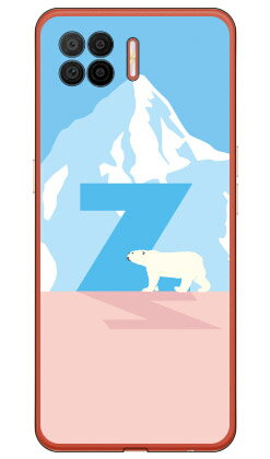 Cf LTD シロクマ イニシャル Z （クリア） OPPO A73 CPH2099 楽天モバイル Coverfull ハードケースcph2099 ケース cph2099 カバー 楽天モバイル オッポ ケース オッポ カバー スマホケース スマホカバー かわいい クール 人気 便利 送料無料
