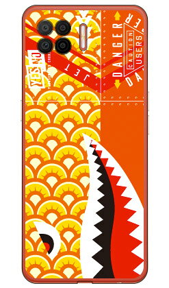 シャーク 鯉のぼり イエロー （クリア） OPPO A73 CPH2099 楽天モバイル YESNO スマホケース ハードケースcph2099 ケース cph2099 カバー 楽天モバイル オッポ ケース オッポ カバー スマホケース スマホカバー かわいい クール 人気 便利 送料無料